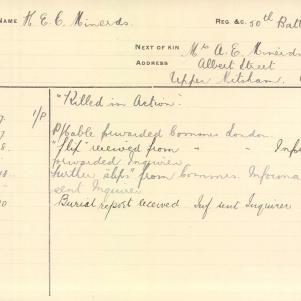 Soldier packet page