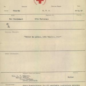 Soldier packet page