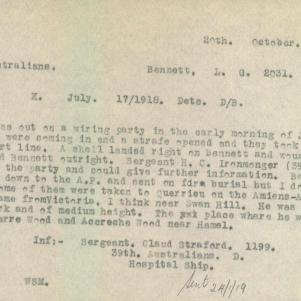 Soldier packet page