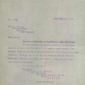 Soldier packet page