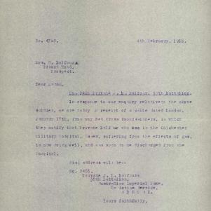 Soldier packet page