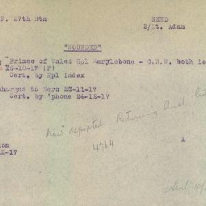 Soldier packet page