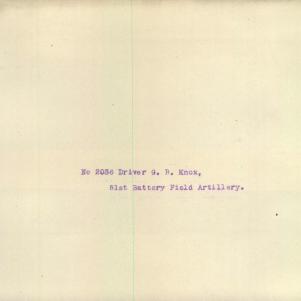 Soldier packet page