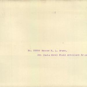 Soldier packet page