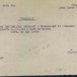 Soldier packet page