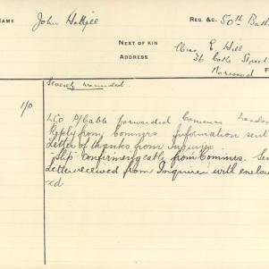 Soldier packet page