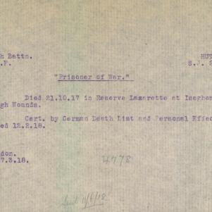 Soldier packet page