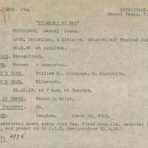 Soldier packet page