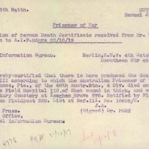 Soldier packet page