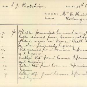 Soldier packet page
