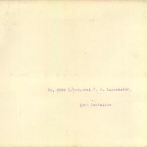 Soldier packet page