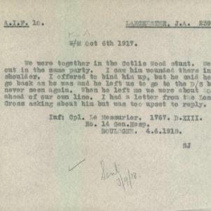 Soldier packet page