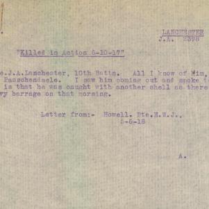 Soldier packet page