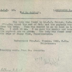 Soldier packet page
