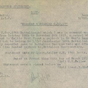 Soldier packet page