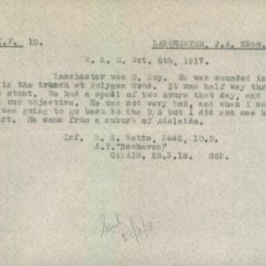 Soldier packet page