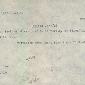 Soldier packet page