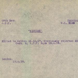 Soldier packet page