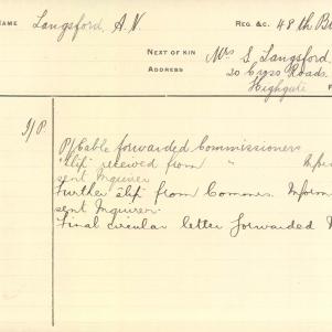 Soldier packet page
