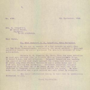 Soldier packet page