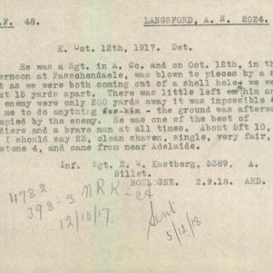 Soldier packet page