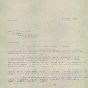 Soldier packet page