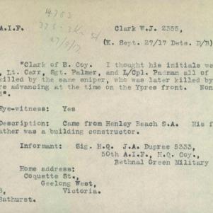 Soldier packet page