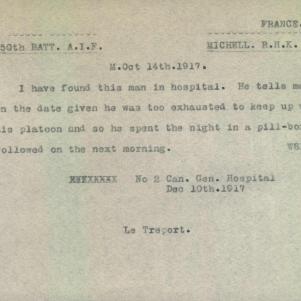 Soldier packet page