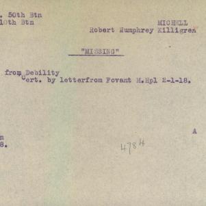 Soldier packet page