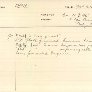 Soldier packet page