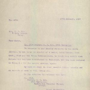 Soldier packet page