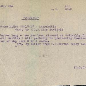 Soldier packet page