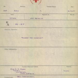 Soldier packet page