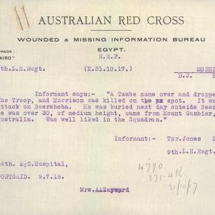 Soldier packet page