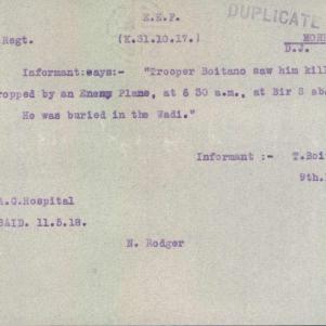 Soldier packet page