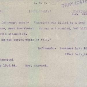 Soldier packet page