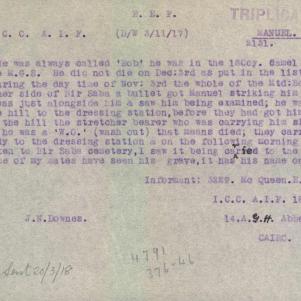 Soldier packet page