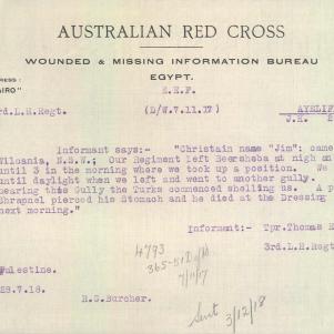 Soldier packet page