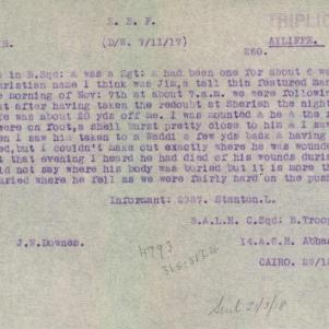 Soldier packet page