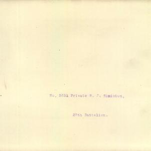 Soldier packet page
