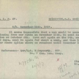 Soldier packet page