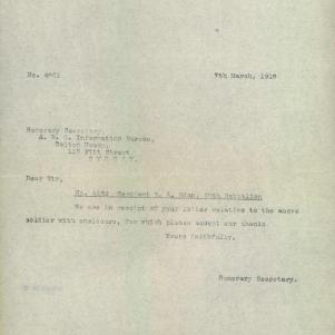 Soldier packet page