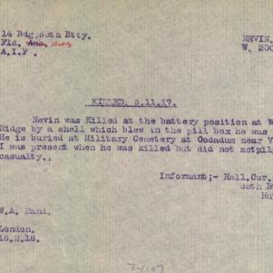 Soldier packet page
