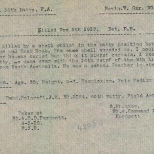Soldier packet page