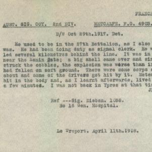 Soldier packet page