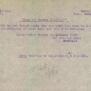 Soldier packet page