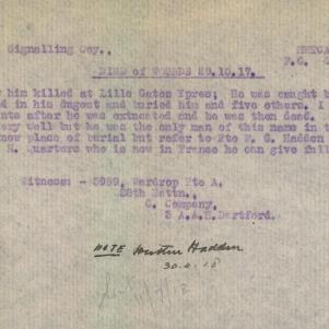 Soldier packet page