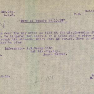 Soldier packet page