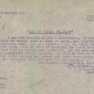 Soldier packet page