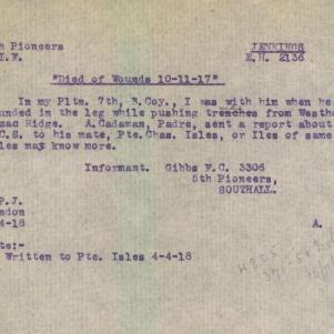 Soldier packet page